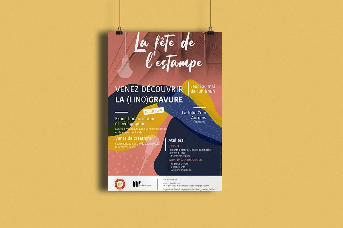 Affiche Fête de l'estampe