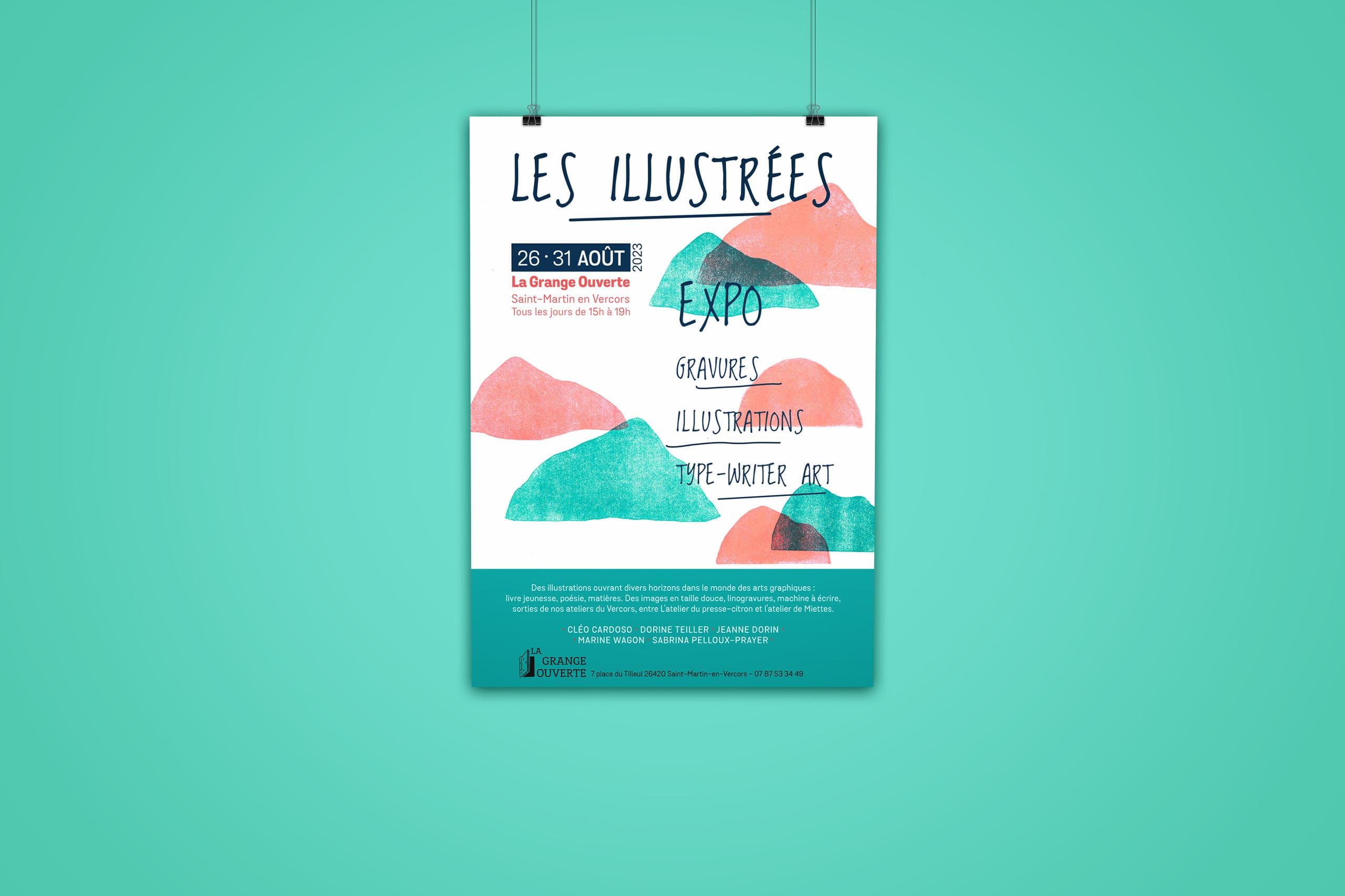 Affiche Les illustrées