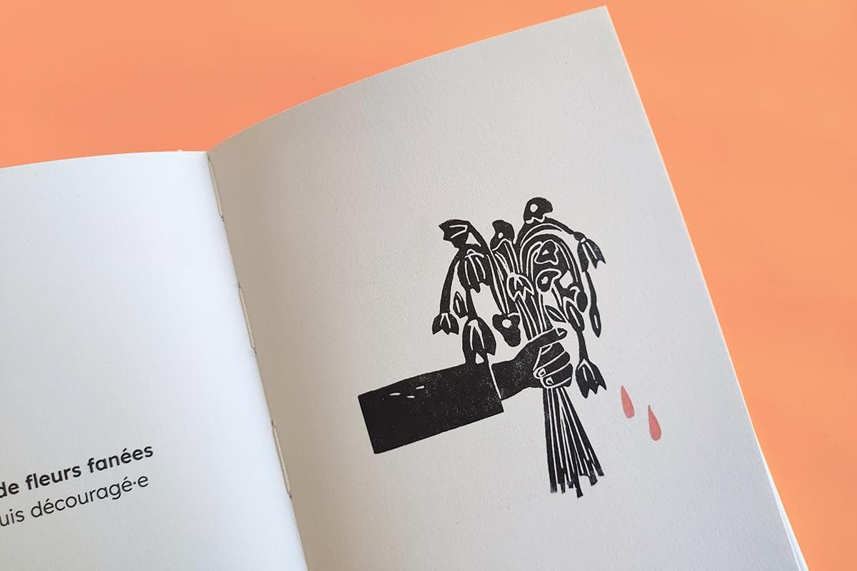 Illustration en linogravure