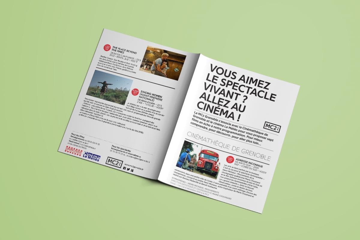 Tract MC2 ciné-théâtre recto