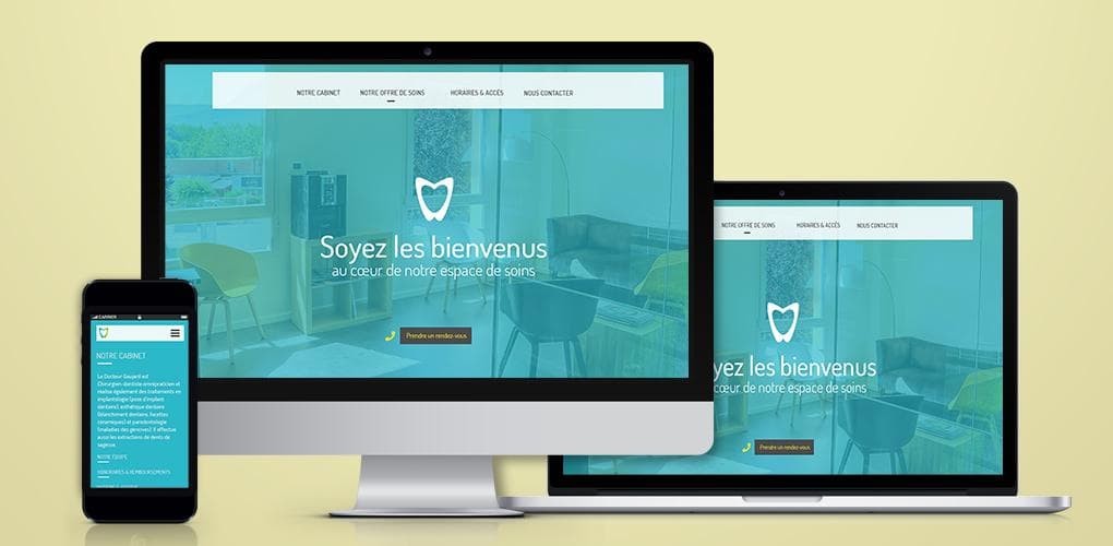 Site internet clinique dentaire de Montbonnot