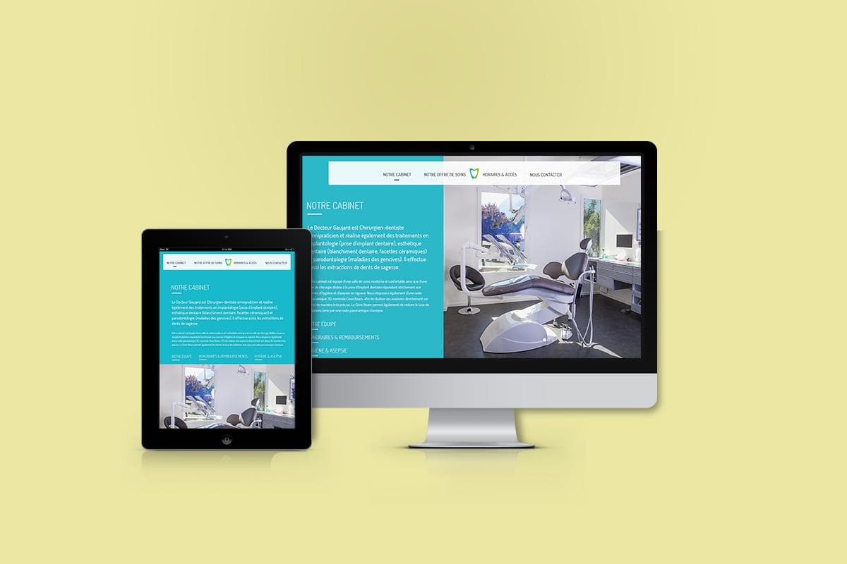 Site web responsive Docteur Gaujard